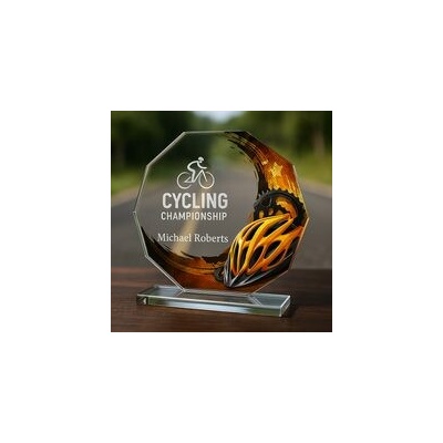 Poháry Bauer Skleněná trofej CR2024301M23 Cyklistika