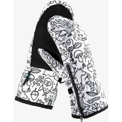 Viking Motiv Kids Detské rukavice white