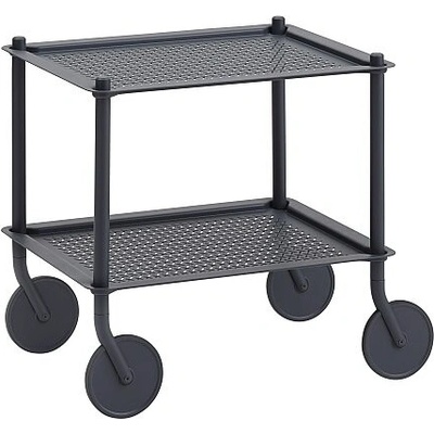 Muuto Pojízdný vozík Flow Trolley šedo-modrý 2 police 98337