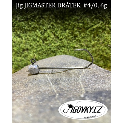 Jigovky.cz Jigové hlavičky Jigmaster Drátek vel.4 6g 5 ks