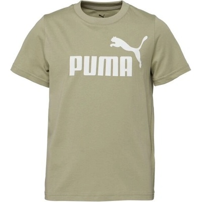 Puma ESSENTIALS N0. 1 LOGO TEE B Chlapecké triko, khaki,