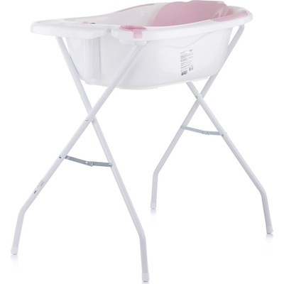 Chipolino Vanička s podložkou a stojanem Vela 87cm Pink