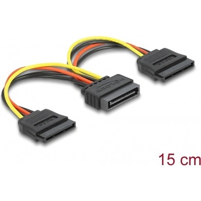 Delock 60105 Power Adapter SATA 15-pin na 2xSATA 15-pin
