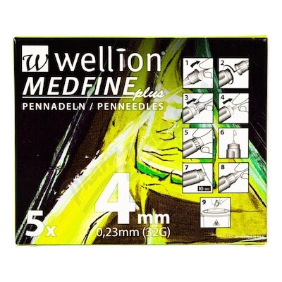 Wellion MEDFINE jehly inz.pera 0.23x4 mm 32 g 5 ks – Hledejceny.cz