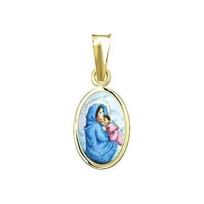 Aljančič Panna Maria s Ježíškem madonka miniatura 021H zlato