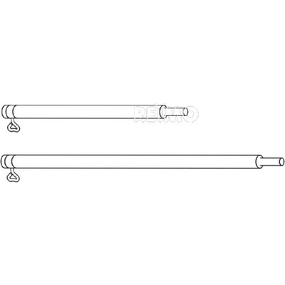 n.a. Predlžovacia tyč hliníková 0,5M, priemer 28x1mm 2 kusy