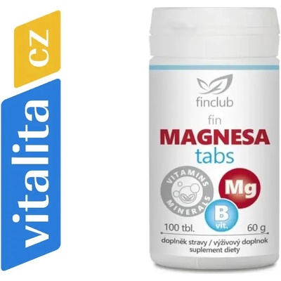 Finclub Magnesatabs hořčík 100 tablet