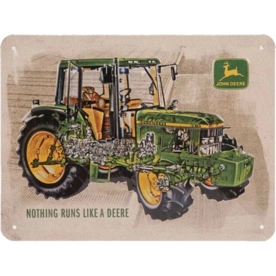 John Deere NA26268 Plechová cedule model 6410