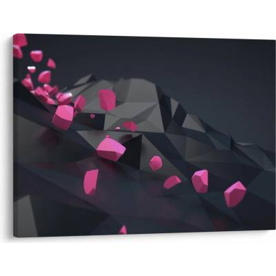 Obraz 3D abstrakce, jednodílný 70x50 cm