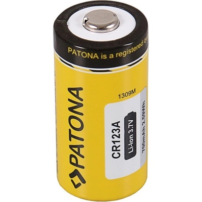 PATONA nabíjecí baterie CR123A/16340 700mAh Li-Ion 3,7V