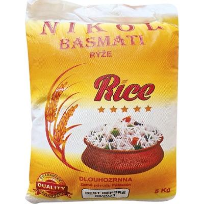 F.W.Tandoori Zafran Basmati rýže 5 kg