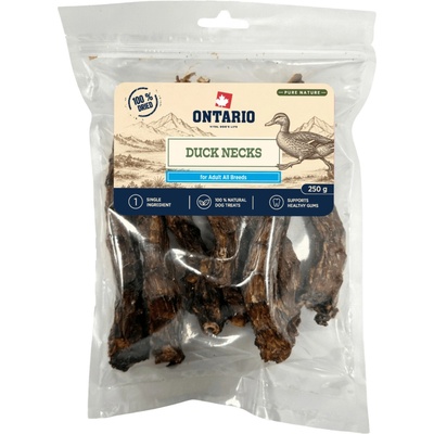 Ontario Pure Nature Sušené kachní krky 250 g