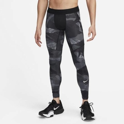 Nike pánské legíny s maskáčovým potiskem