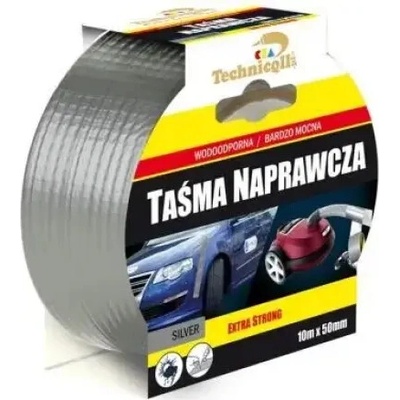 Technicqll Waterproof Tape Opravná vodotesná páska 10 m x 50 mm strieborná