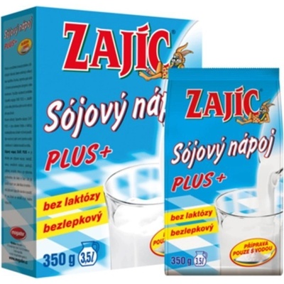 Sojový nápoj Plus sáček Zajíc Mogador bez lepku 350 g – Hledejceny.cz
