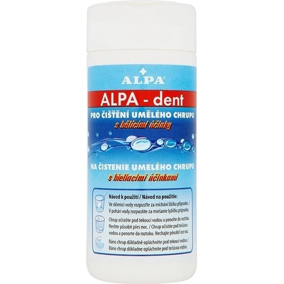 Alpa-dent pro čištění umělého chrupu 150 g – Hledejceny.cz