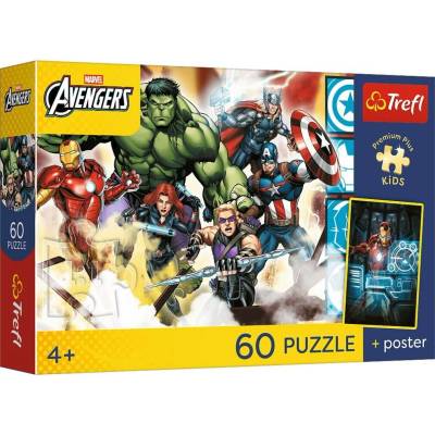 TREFL Premium Plus Kids Avengers Společně jsme silnější 60 dílků