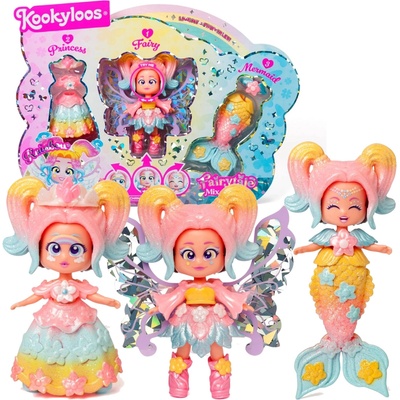 Magic Box KookyLoos Fairytale Rainbow 3v1 víla, mořská víla, princezna