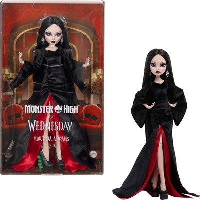 Mattel Monster High X Wednesday Addams v školskej uniforme HXJ04