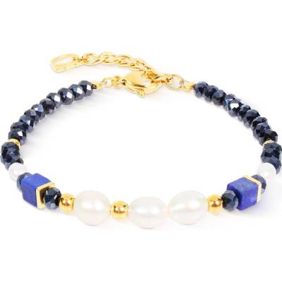 Coeur de Lion dámsky náramok Cosmic Pearls Midnight Gold 1135/30-0700
