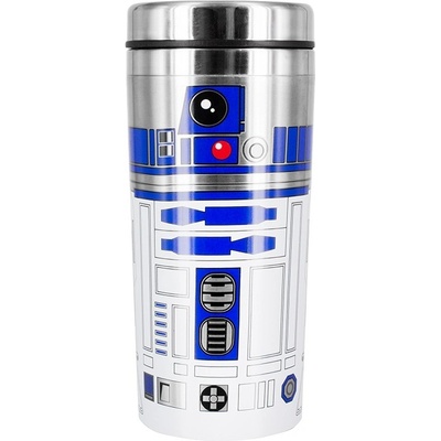 CurePink Cestovní Termo hrnek Star Wars Hvězdné války 0,45 l