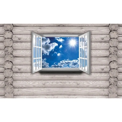 Preinterier FT2731 Fototapeta na stenu Nebo na drevenej stene vlies 104cm x 70cm
