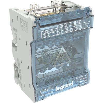 LEGRAND SVORKOVNICE ROZ.MOD.4P 100A 4M