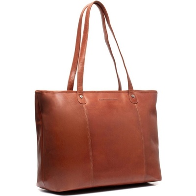 The Chesterfield Brand Velká kožená shopper kabelka na notebook 15" Ferrera C38.021631 koňaková