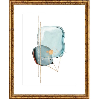 Sonstige Zlatý dřevěný rám na obraz, 40 cm x 50 cm