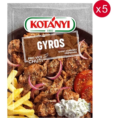 Kotányi kořenicí přípravek na gyros 5 × 35 g – Hledejceny.cz