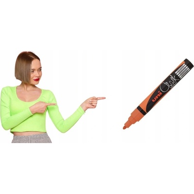 Uni PWE-5M Chalk fluo oranžová