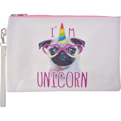 Clayre & Eef toaletní taška Unicorn s pejskem M