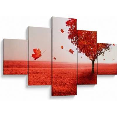 Obraz - Strom lásky, päťdielne 125x70 cm