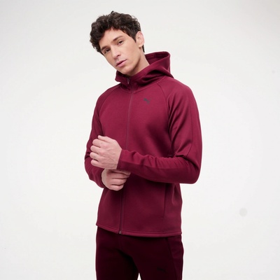 DECATHLON na zip s kapucí Active červená