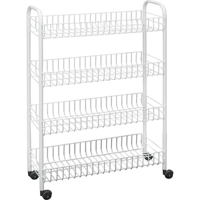 Metaltex pojízdný regál bílá 23 cm, 84 cm, 56 cm