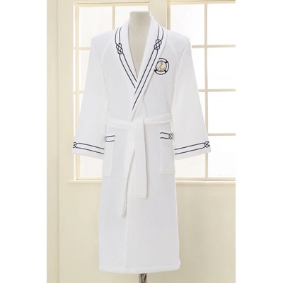 Soft Cotton Luxusní pánský župan MARINE MAN Bílá námořnický vzor – Hledejceny.cz