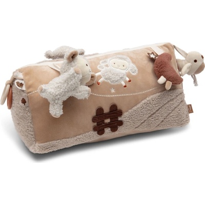 Jollein Vankúšik trojhranný s aktivitami Woolly
