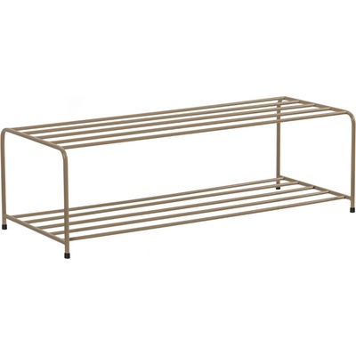 Woood Hnědý kovový botník Military 80 x 33 cm