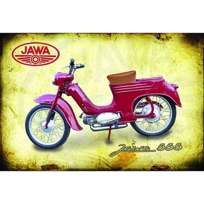 Ceduľa Jawa 555