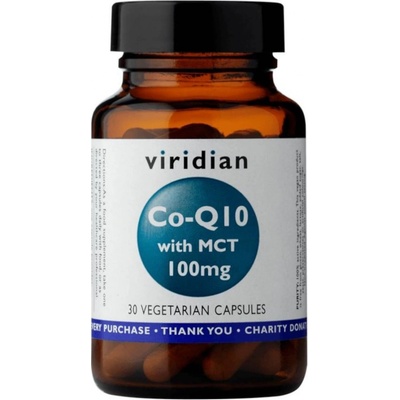 Viridian Co-enzym Q10 with MCT 30 mg 60 kapslí