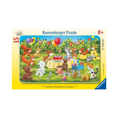 Ravensburger Tierische Geburtstagsfeier Rahmen 15 dielov
