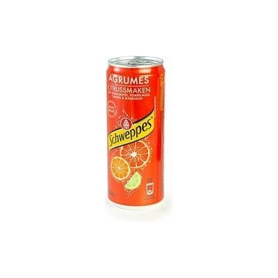 Schweppes Agrumes s příchutí citrusů 24 x 330 ml