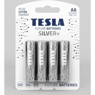 TESLA SILVER+ AA 4ks 13060420