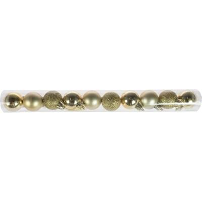 Arpex Vianočné Ozdoby v tube 3cm 10 ks zlaté