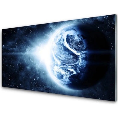 Skleněné obklady do kuchyně Země Vesmír Planeta 100x50 cm
