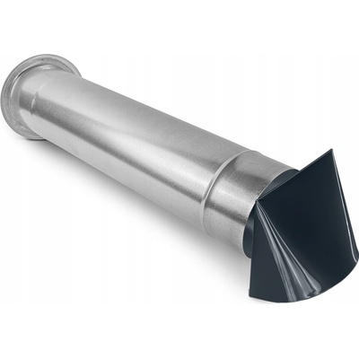 SystemHome kulatý 100 mm bílý pozinkovaný plech