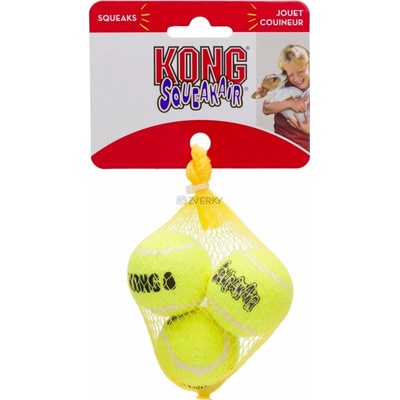 Kong SqueakAir Balls 3 ks XS 3,8 cm