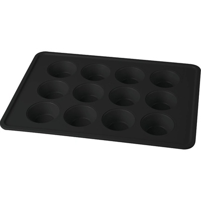 Berlingerhaus Forma na muffiny 12 ks Matte Black Collection BH-7876