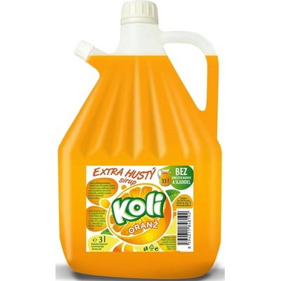 Koli sirup extra hustý pomeranč 3 l