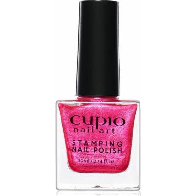Cupio Stamping lak Glitter Pink 10 ml